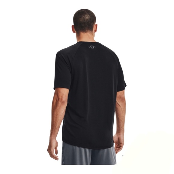 Under Armour Mens Black T-Shirt A Tech 2.0 Tee Size 5XL - Picture 2 of 7